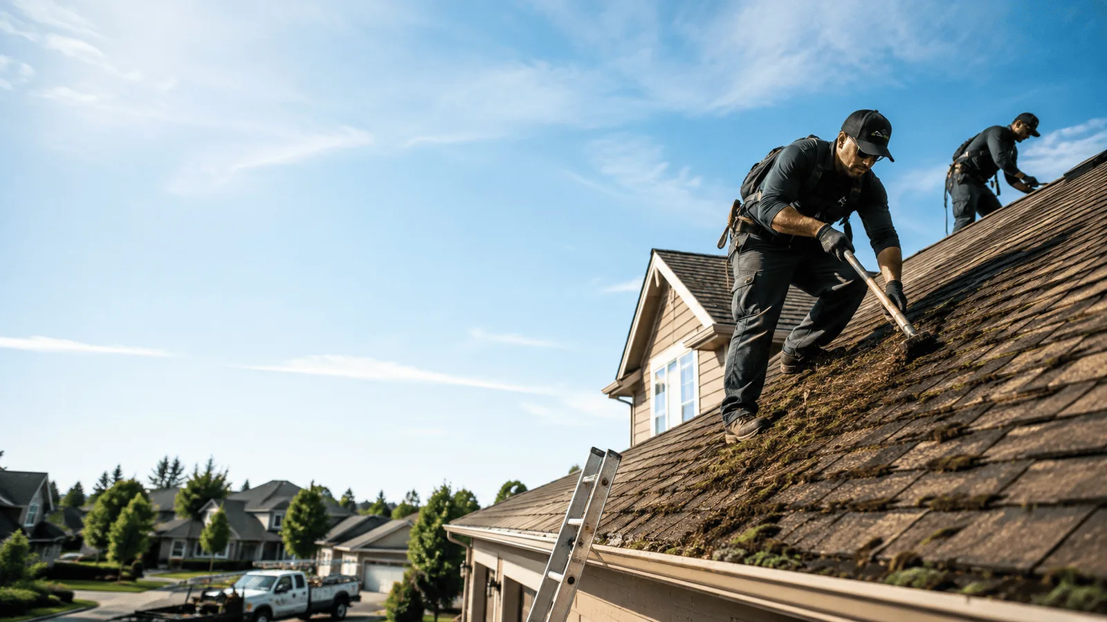 Roof Moss Removal in Grant, OK near me